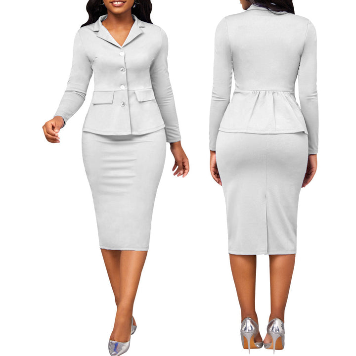 Levoire | Élégante Robe Pour Femmes Dans Le Set Blanc