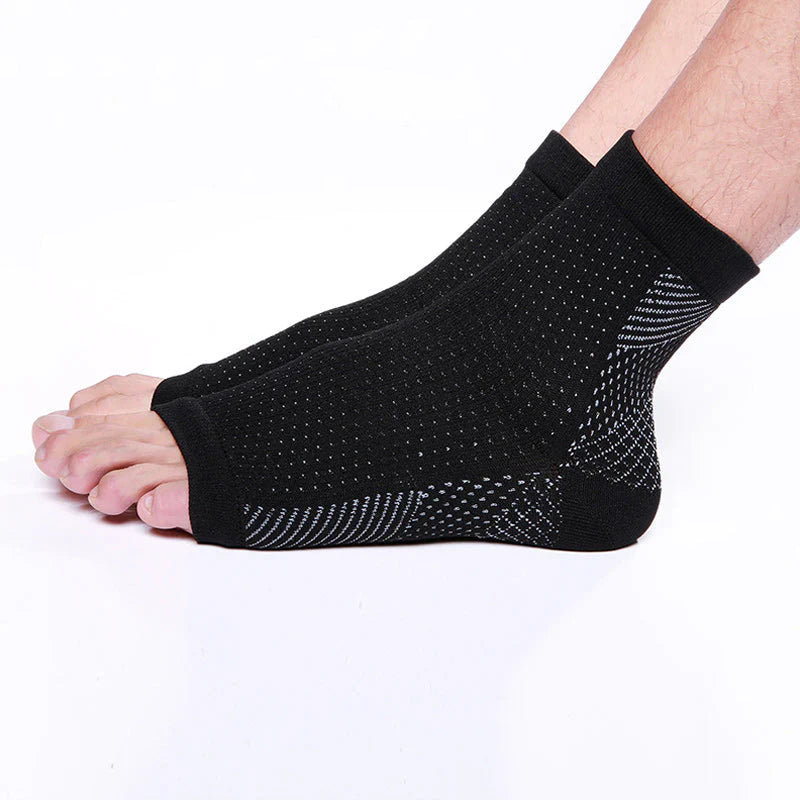 Levoire | Relief Chaussettes Noir