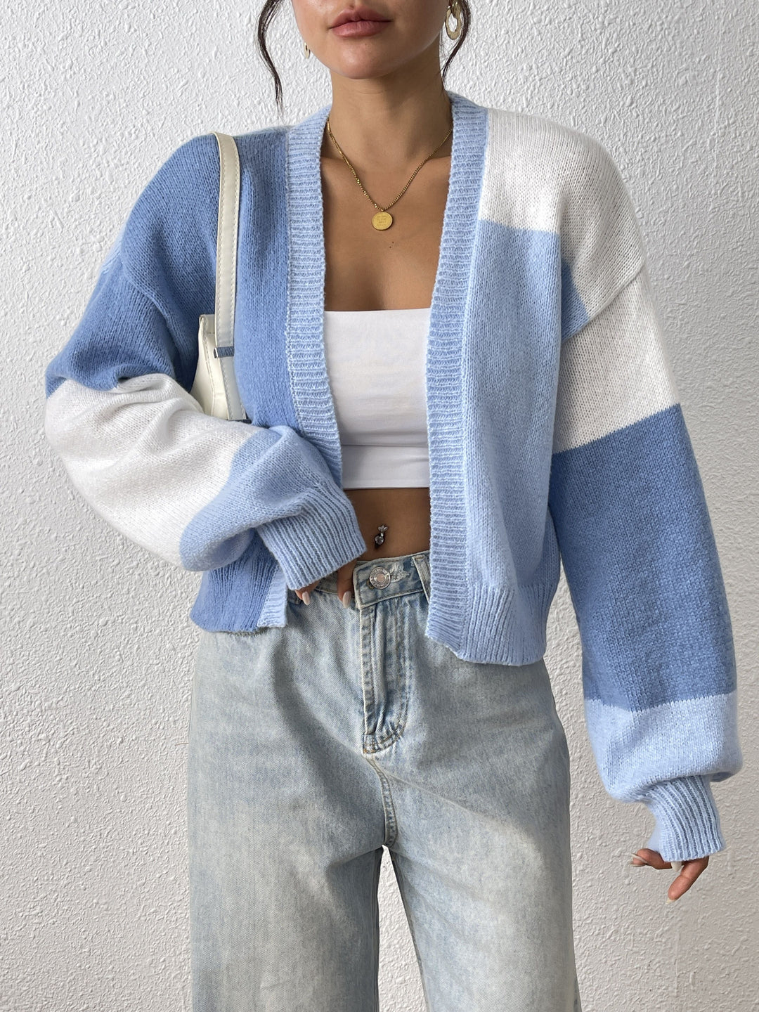 Levoire | Cardigan Avec Sensation Cachemire Pour Femmes Bleu