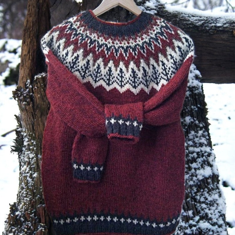 Levoire | Pull En Jacquard Élégant Et Confortable Rot