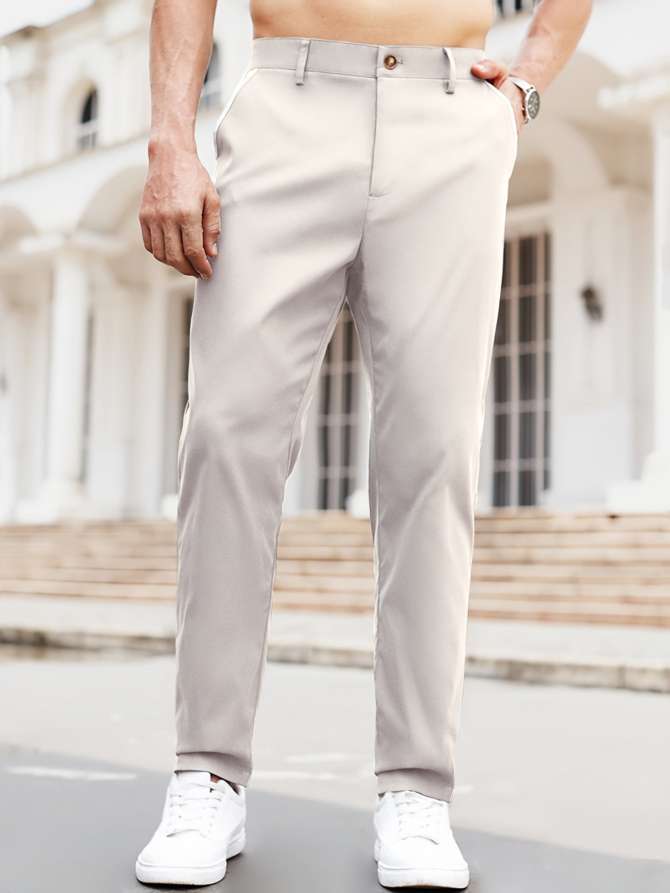 Levoire | Pantalon D'Été Uni Pour Hommes