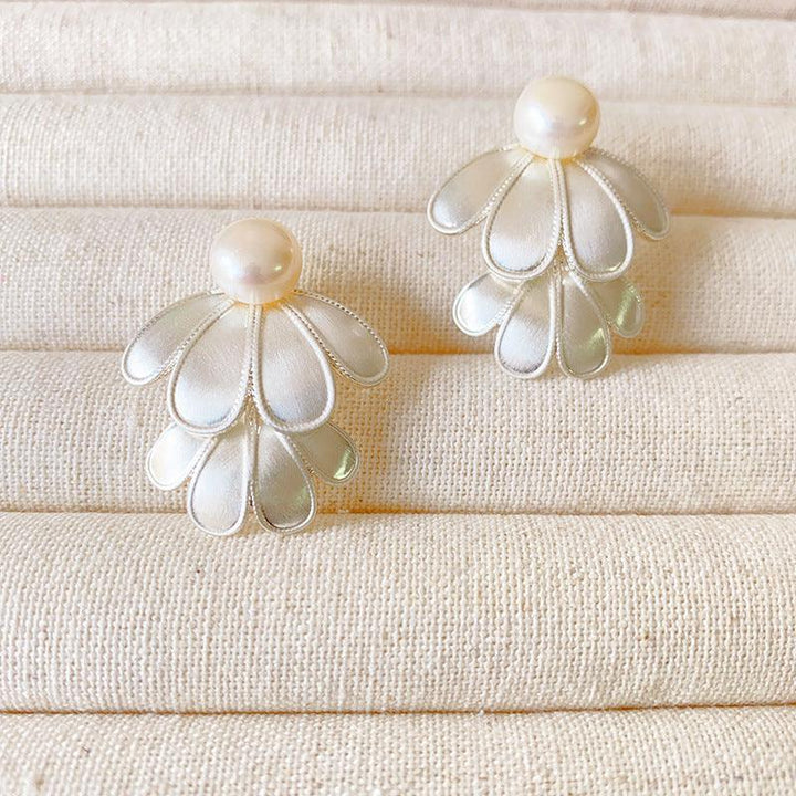 Levoire | Boucles D'Oreilles À Fleurs À Deux Couches