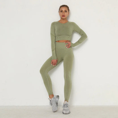 Levoire | Ensemble De Yoga Pour Femmes Vert olive