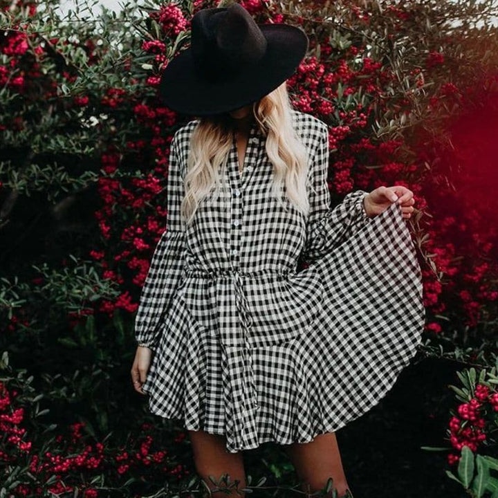 Levoire | Robe Boho Manches Légères Élégantes Noir