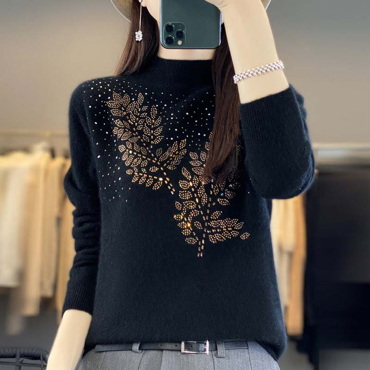 Levoire | En Tricot À Motif De Feuilles