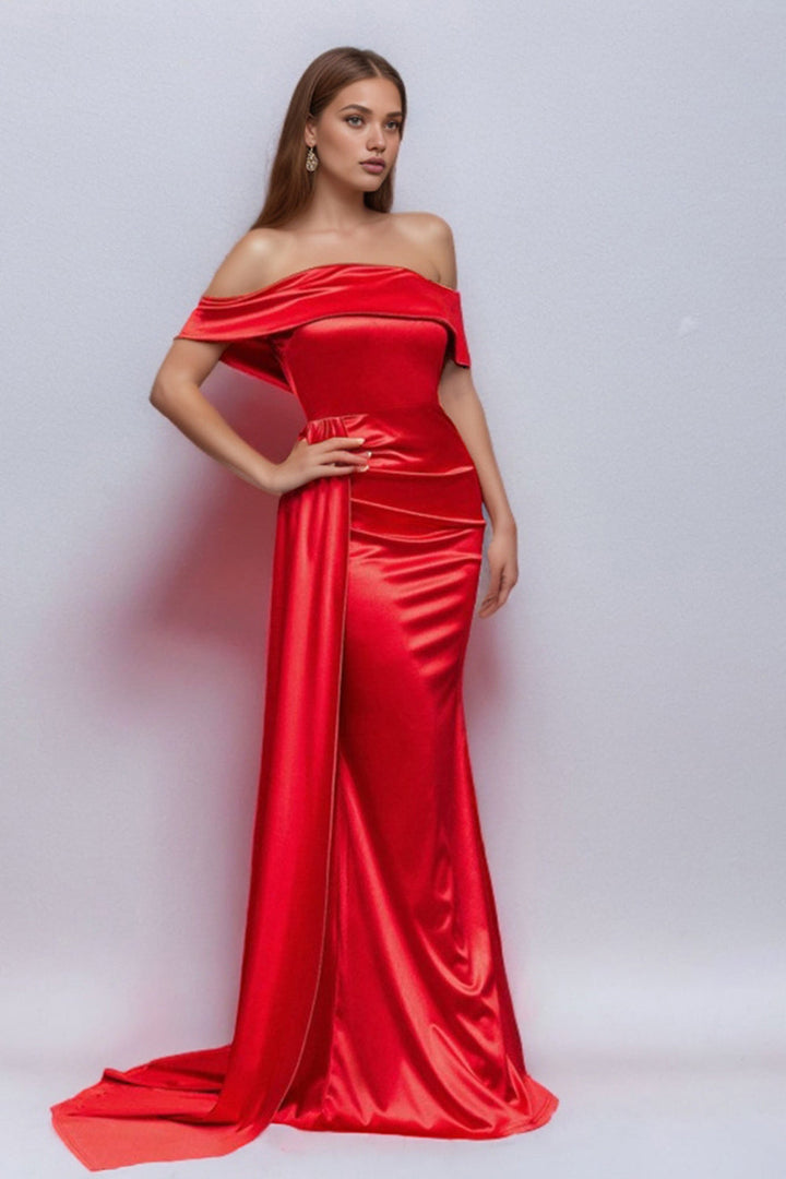 Levoire | Robe Satin Épaule Dénudée