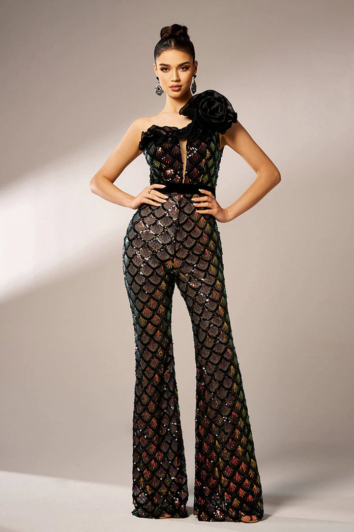 Levoire | Combinaison À Sequins Multicolore