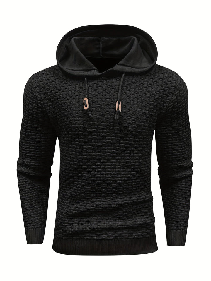 Levoire | Sweat À Capuche Tricoté Chaud Au Style Rétro