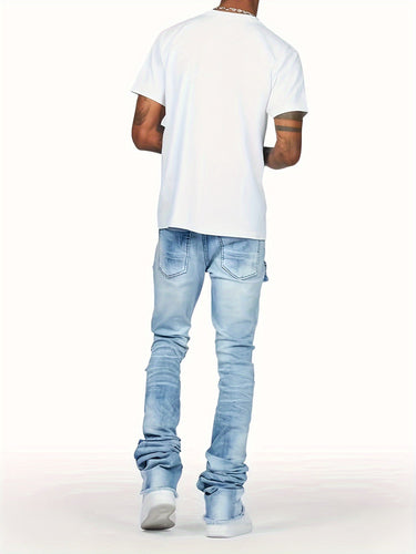 Levoire | Jean Bootcut Usé Avec Un Plan Multitâche