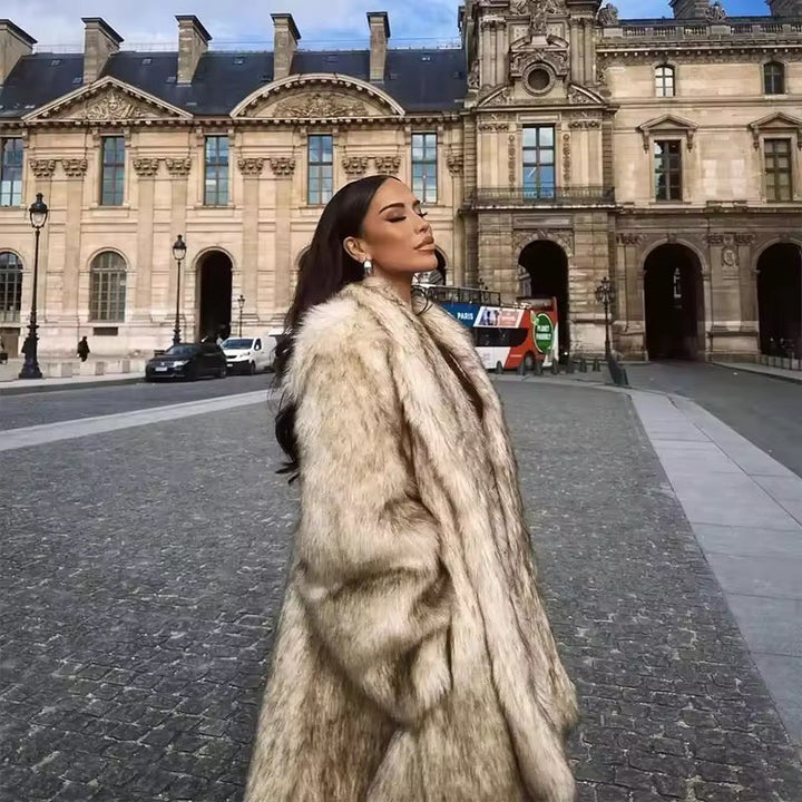 Levoire | Manteau En Fausse Fourrure Luxueux Élégant & Intemporel
