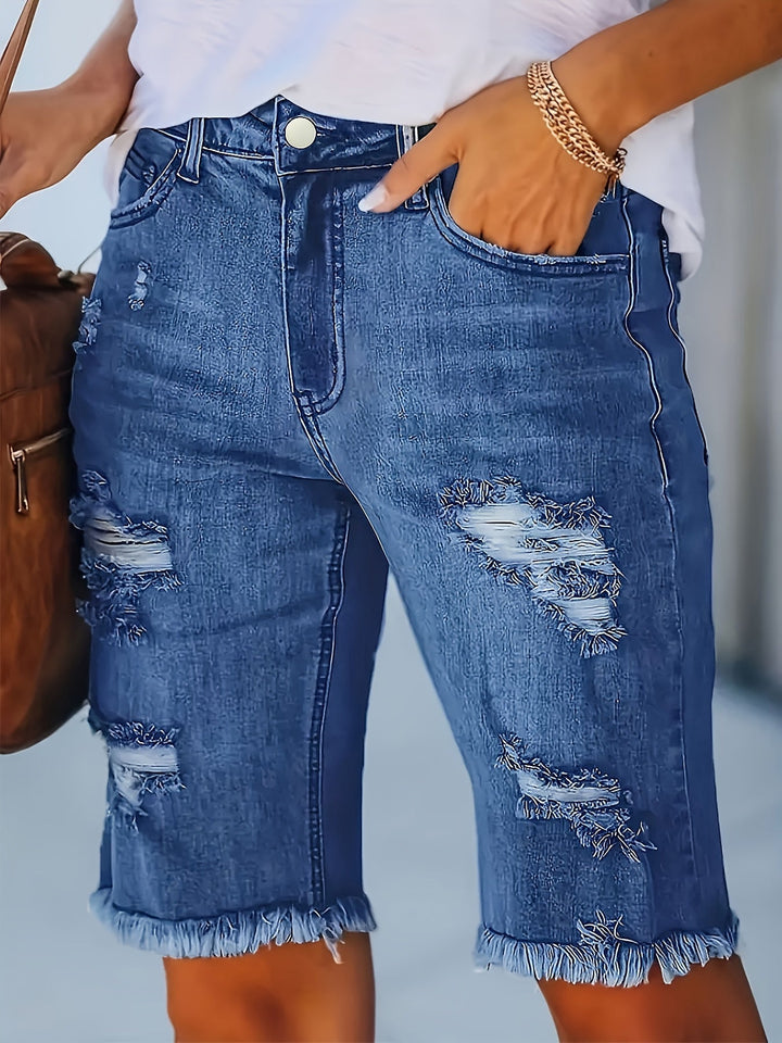 Levoire | Revityt Vartalohartsi Jeans Taille Haute Et À Ourlet Élastique