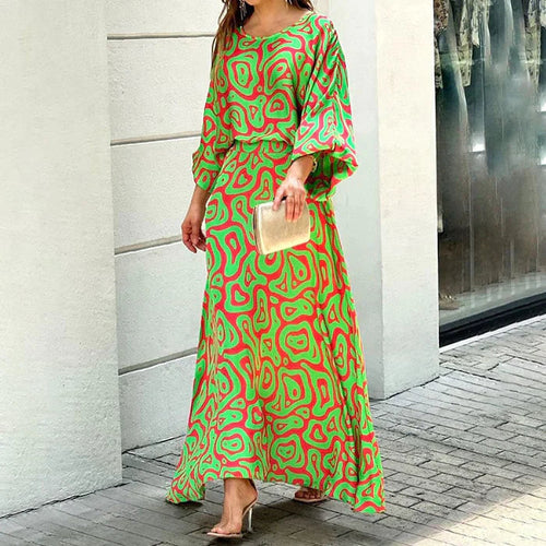 Levoire | Confortable, robe longue imprimée