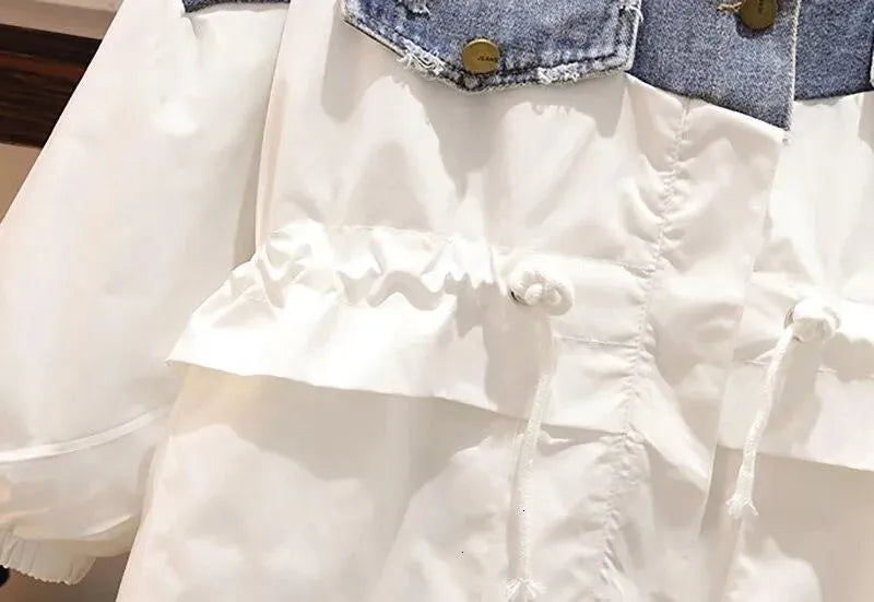 Levoire | Veste en patchwork en denim