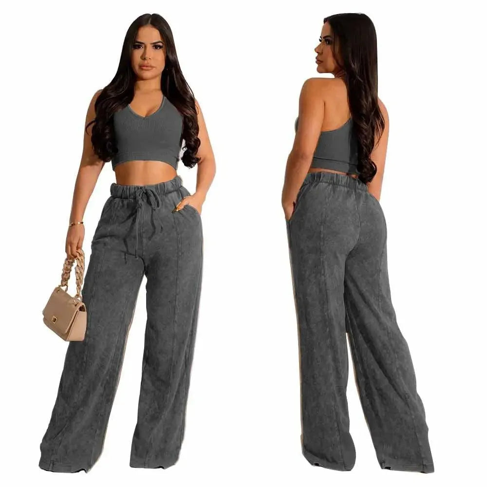 Levoire | Chemise femme avec jambes larges et taille élastique