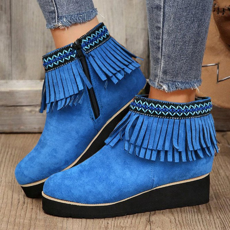 Levoire | Bottines À Franges Hiver