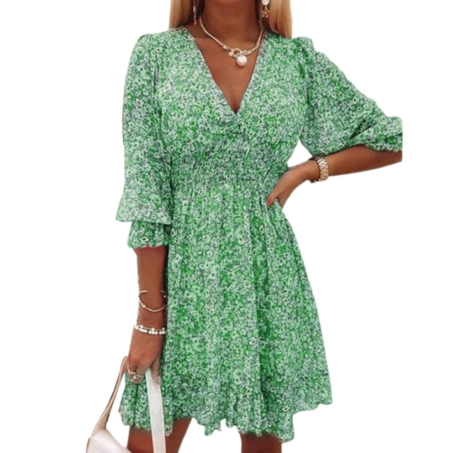 Levoire | Élégante Robe D'Été Pour La Saison Chaude vert