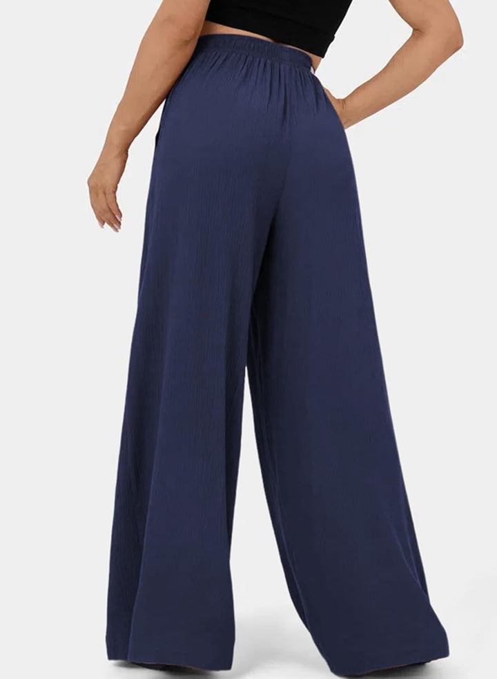 Levoire | Pantalon Large Avec Taille Haute Et Jambes Amples Pour Femmes