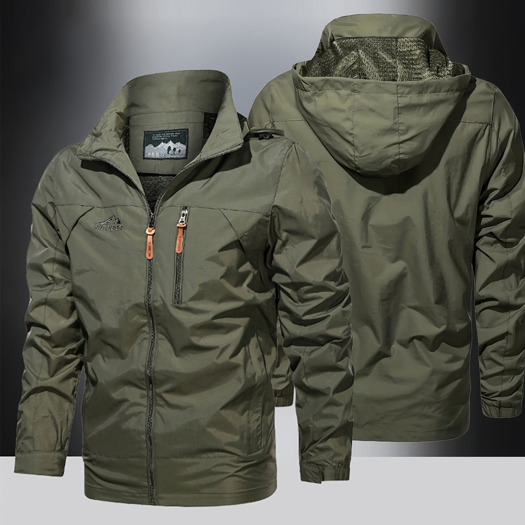 Levoire | Veste Impermeable Pour Hommes Avec Capuche Et Poches