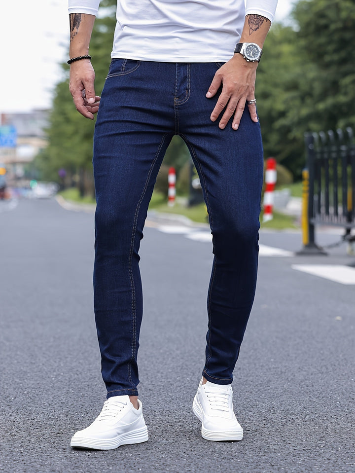 Levoire | Slim Fit Stretchdenim Jeans Bleu