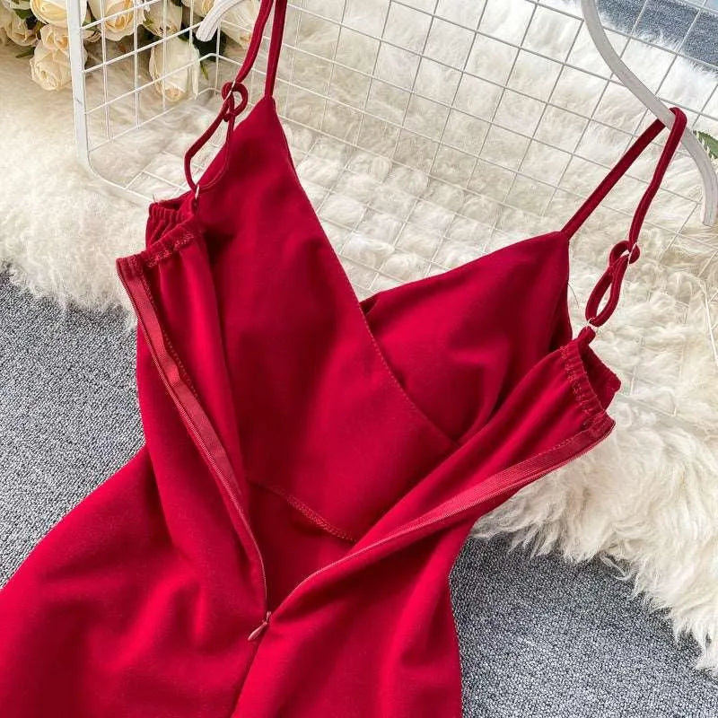 Levoire | Robe à décolleté en V et fente