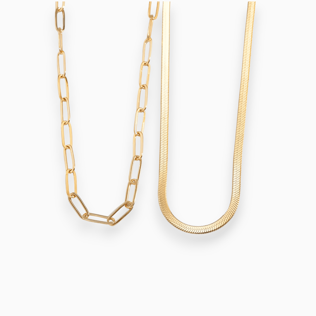 Levoire | Collier Serpent En Or Deux Pièces