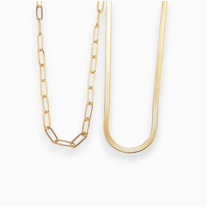 Levoire | Collier Serpent En Or Deux Pièces