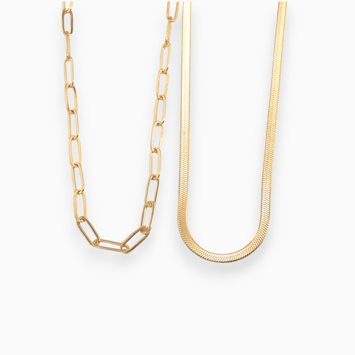 Levoire | Collier Serpent En Or Deux Pièces