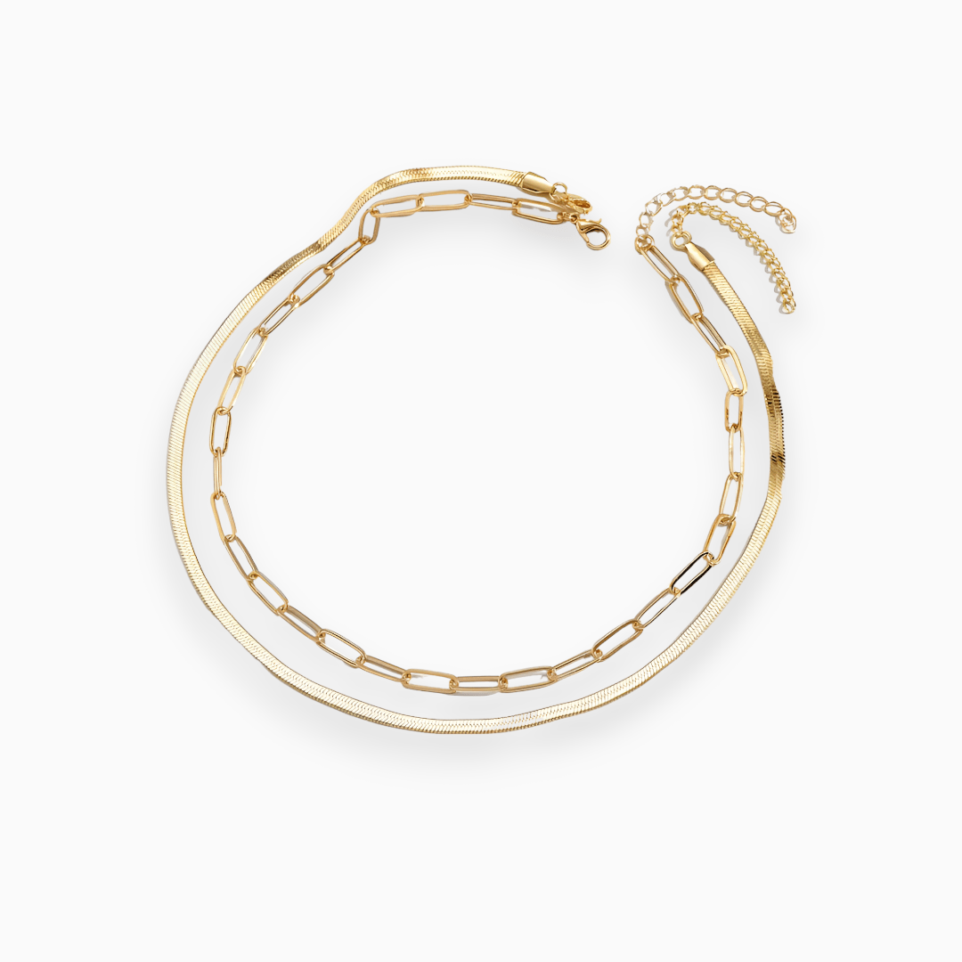 Levoire | Collier Serpent En Or Deux Pièces