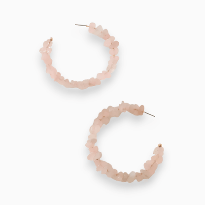 Levoire | Boucles D'Oreilles Élégantes En Coquillage Rosa