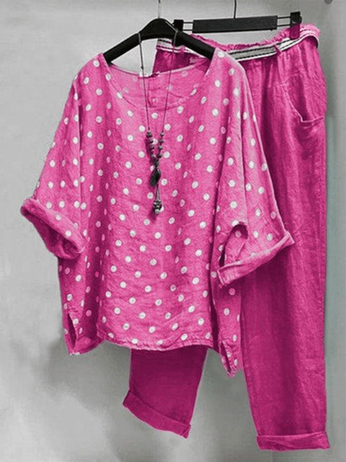 Levoire | Mode Femme Avec Imprimé Pois Rosa