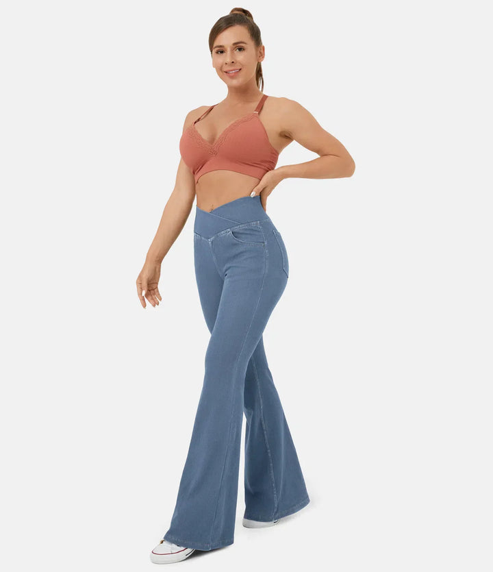 Levoire | Pantalon Élégant Unique Bleu clair
