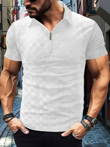 Levoire | Pull-Over À Motif Losange Vague À Manches Courtes