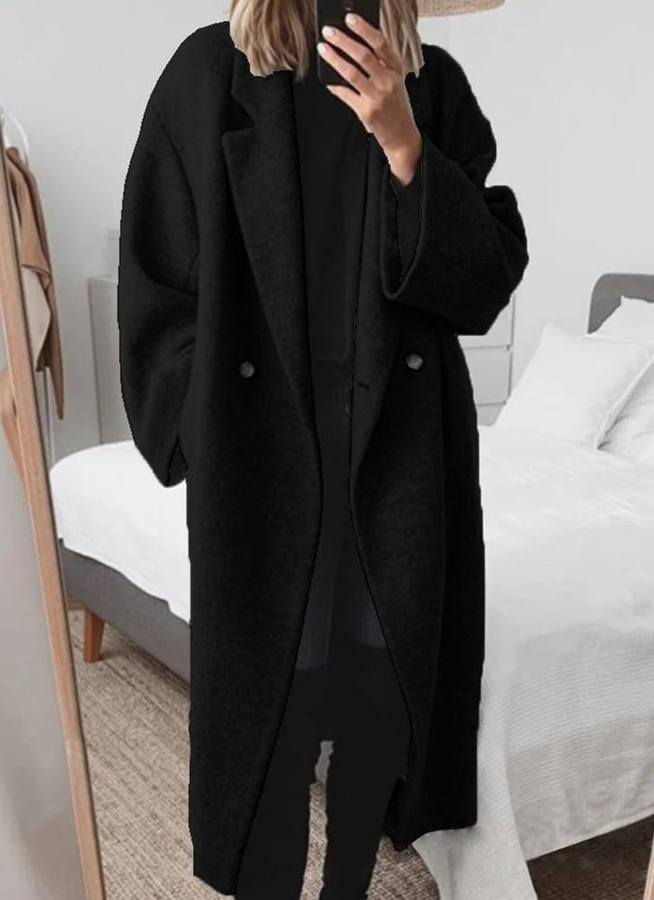 Levoire | Surdimensionné Manteau Noir