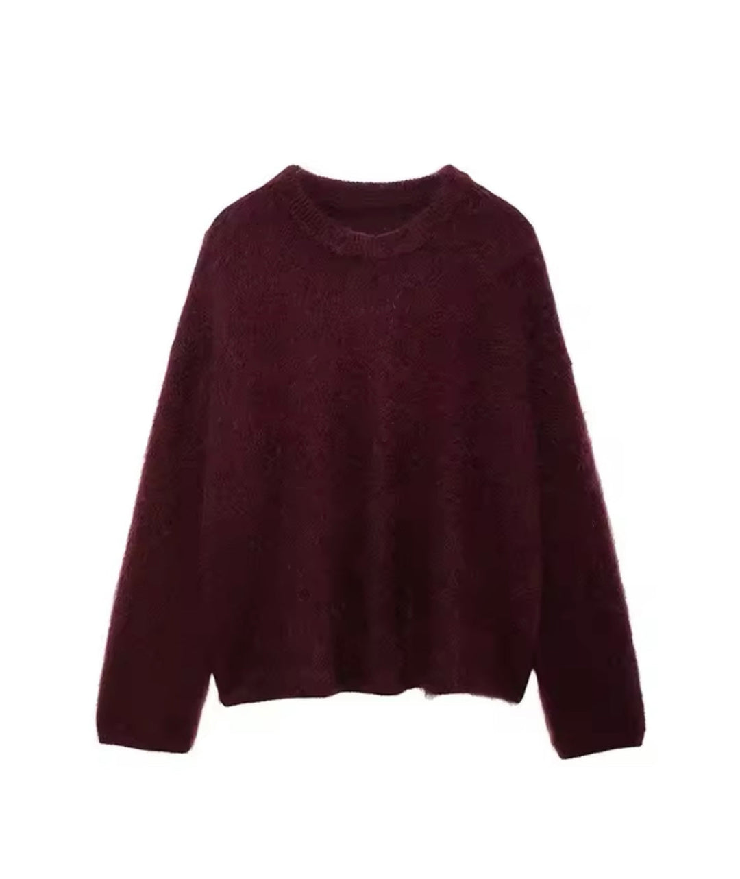 Levoire | Pull Douillet En Bordeaux