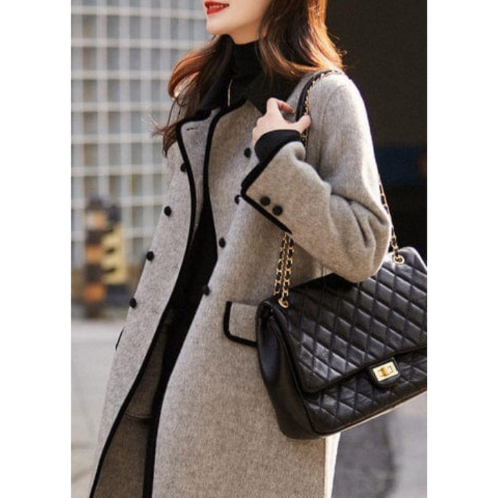 Levoire | Trench Coat Long D'Hiver Élégant À Manches Longues