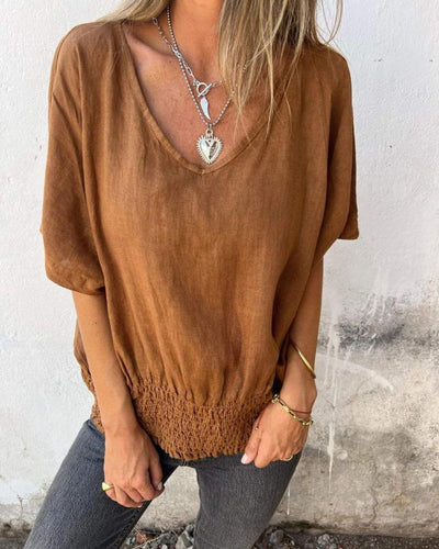 Levoire | T-Shirt Ajusté À Encolure En V