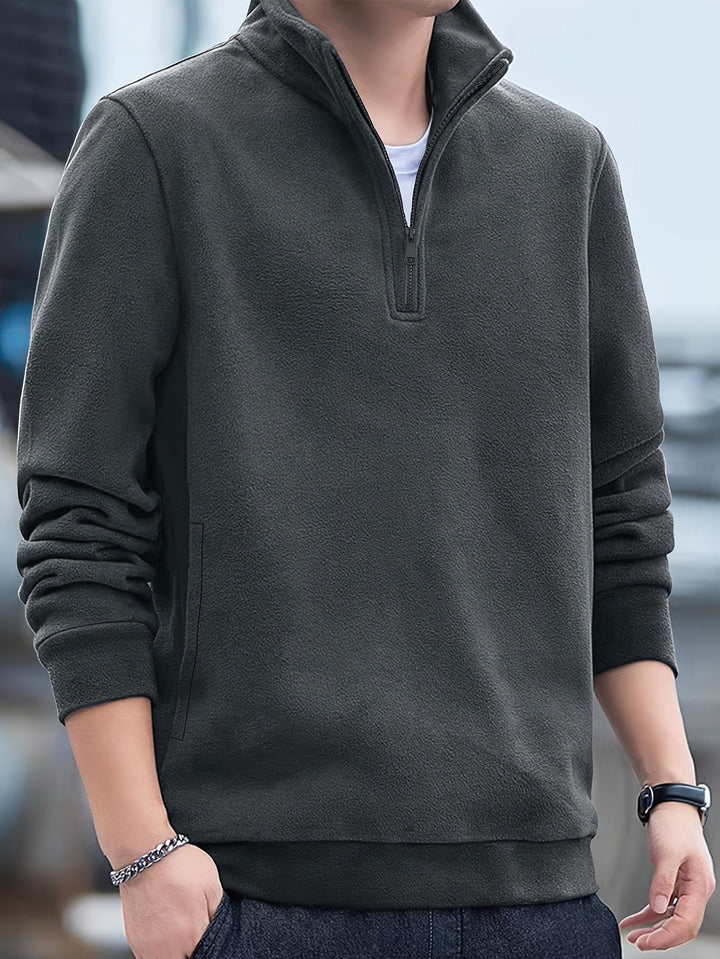 Levoire | Sweat À Capuche En Polaire Avec Demi-Zip Leigraun