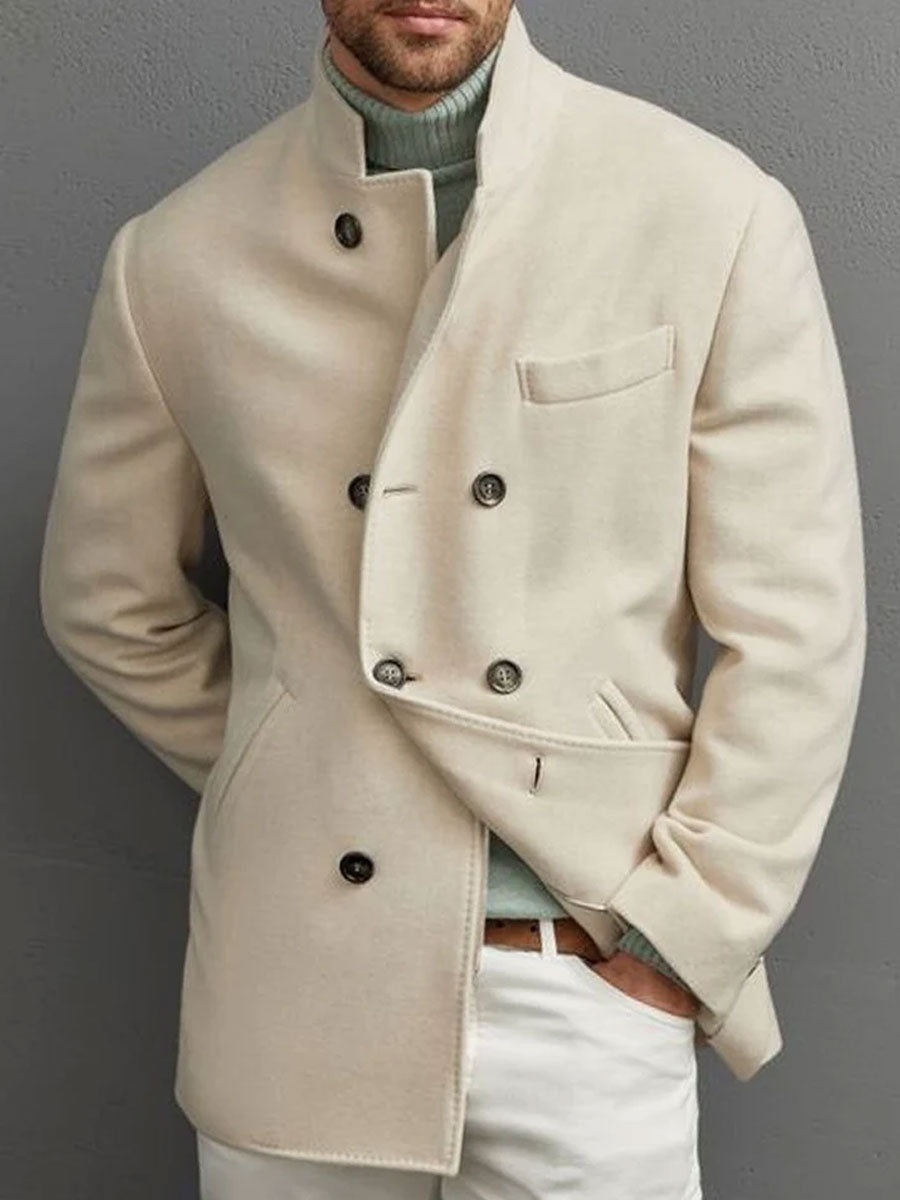 Levoire | Veste en Laine Double Rangée Élégante et Chaude
