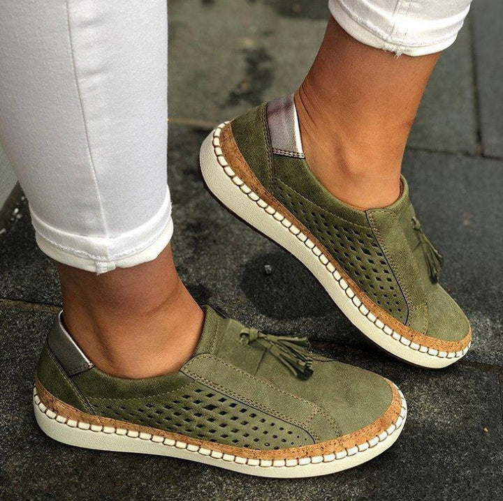 Levoire | Slip-ons orthopédiques respirants Verte