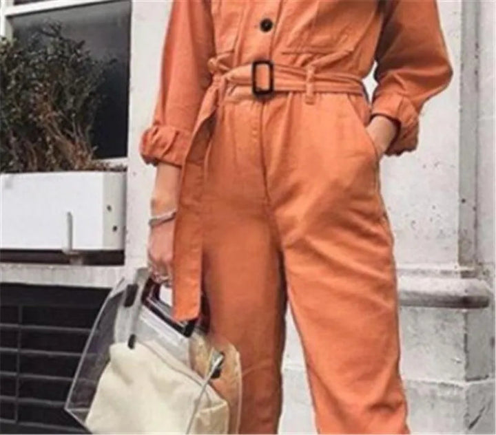Levoire | Combinaison décontractée orange