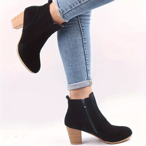 Levoire | Bottes Relaxantes Pour Femmes Avec Un Talon Épais Pour Une Marche Confortable