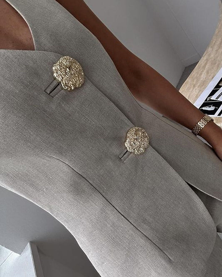 Levoire | Robe à col carré