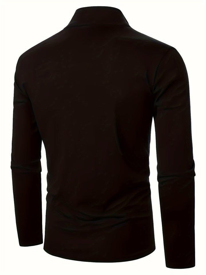 Levoire | Chemise De Golf Pour Hommes À Bloc De Couleurs À Manches Longues