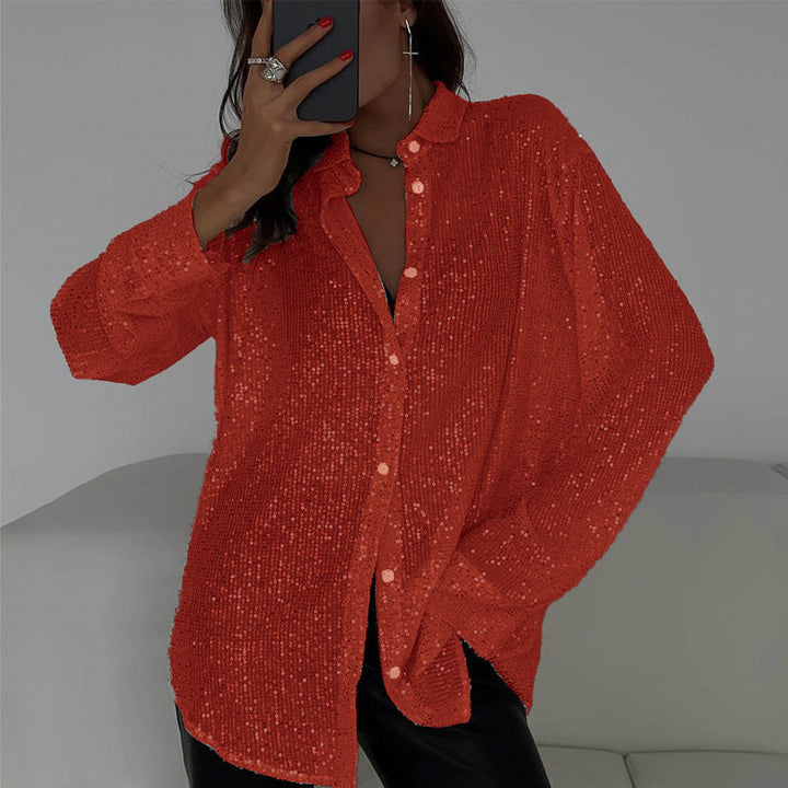 Levoire | Super Utilisateur Manteau Paillette Bouton Rot
