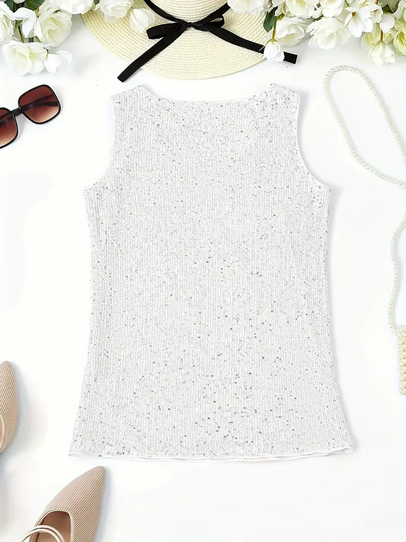 Levoire | Haut De Maillot Sans Manches Avec Des Paillettes