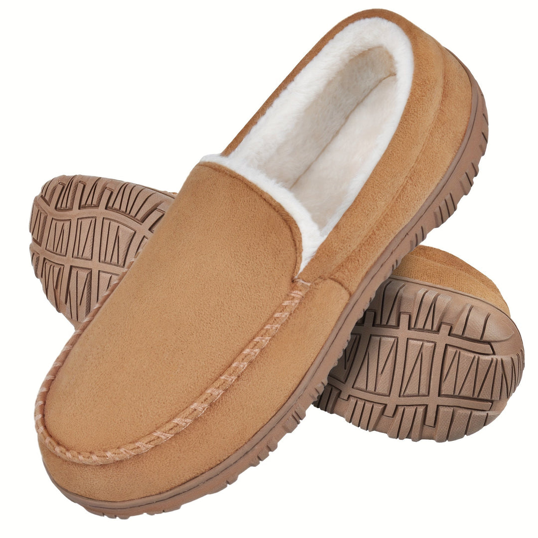 Levoire | Chaussures Mocassins Antidérapantes Confortables Avec Doublure En Fourrure Braun