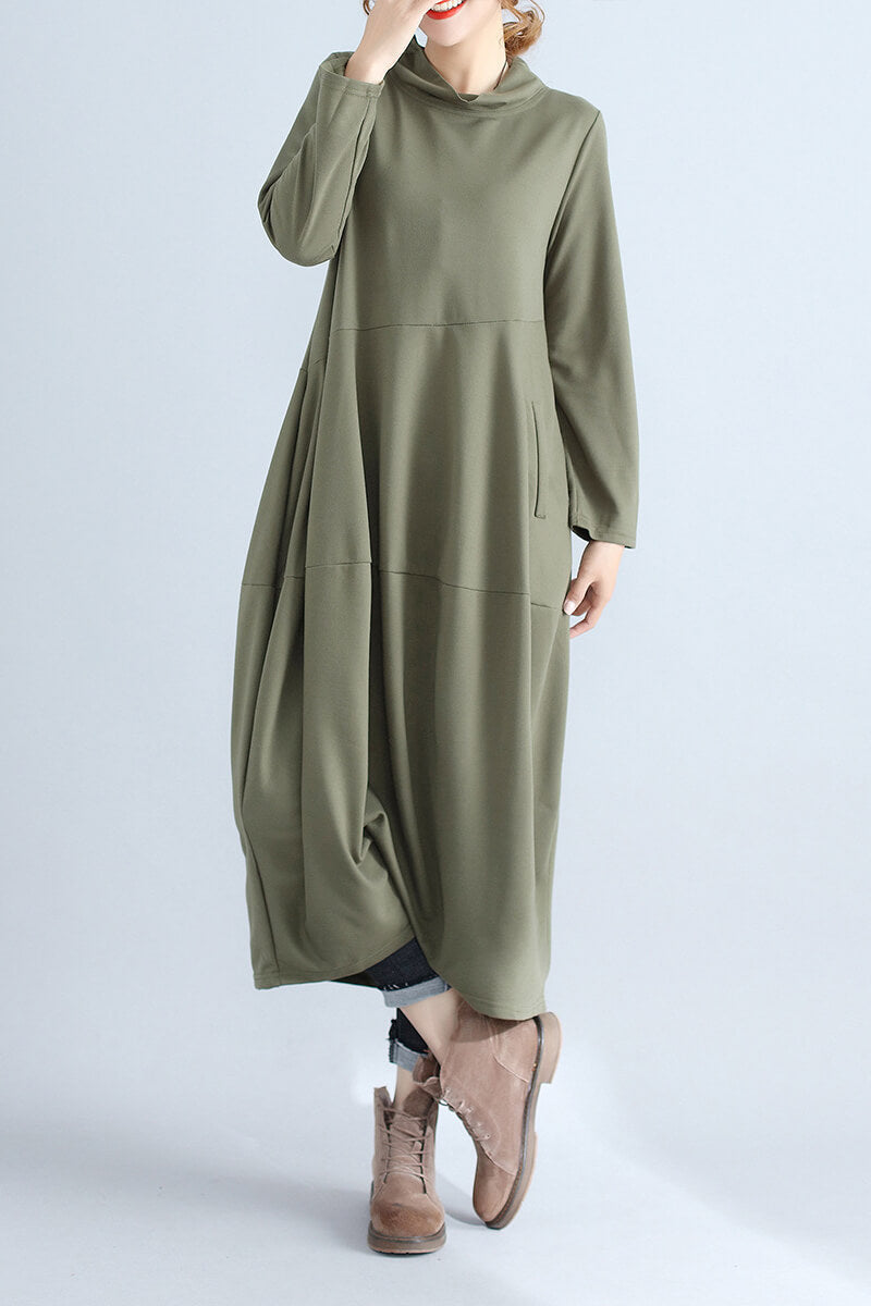 Levoire | Robe Urbaine Midi Confort Verdemilitar