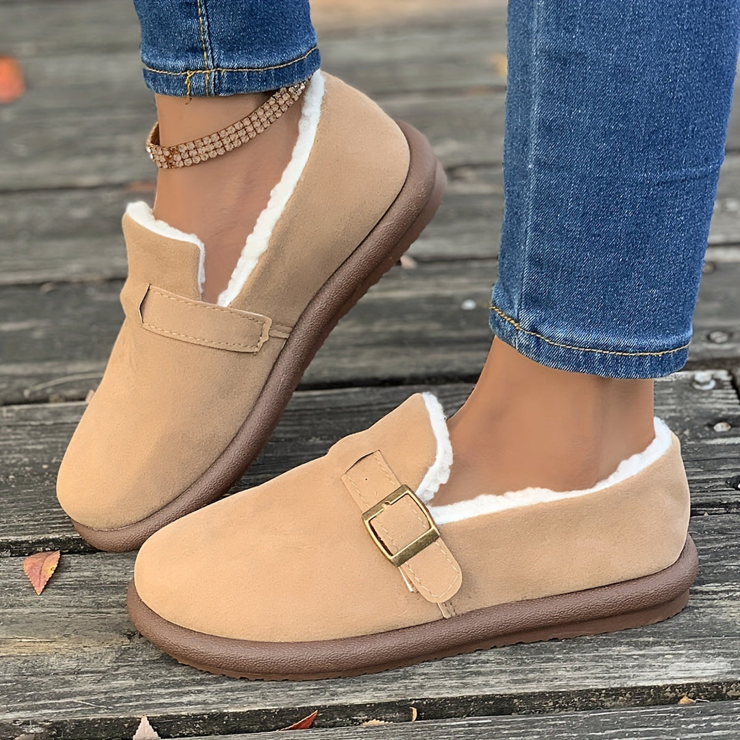 Levoire | Mocassins À Semelle Plate Avec Talon Haut Beige