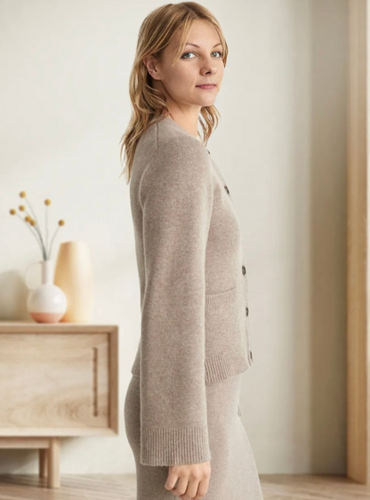 Levoire | Femme Cardigan Doux Avec Boutons