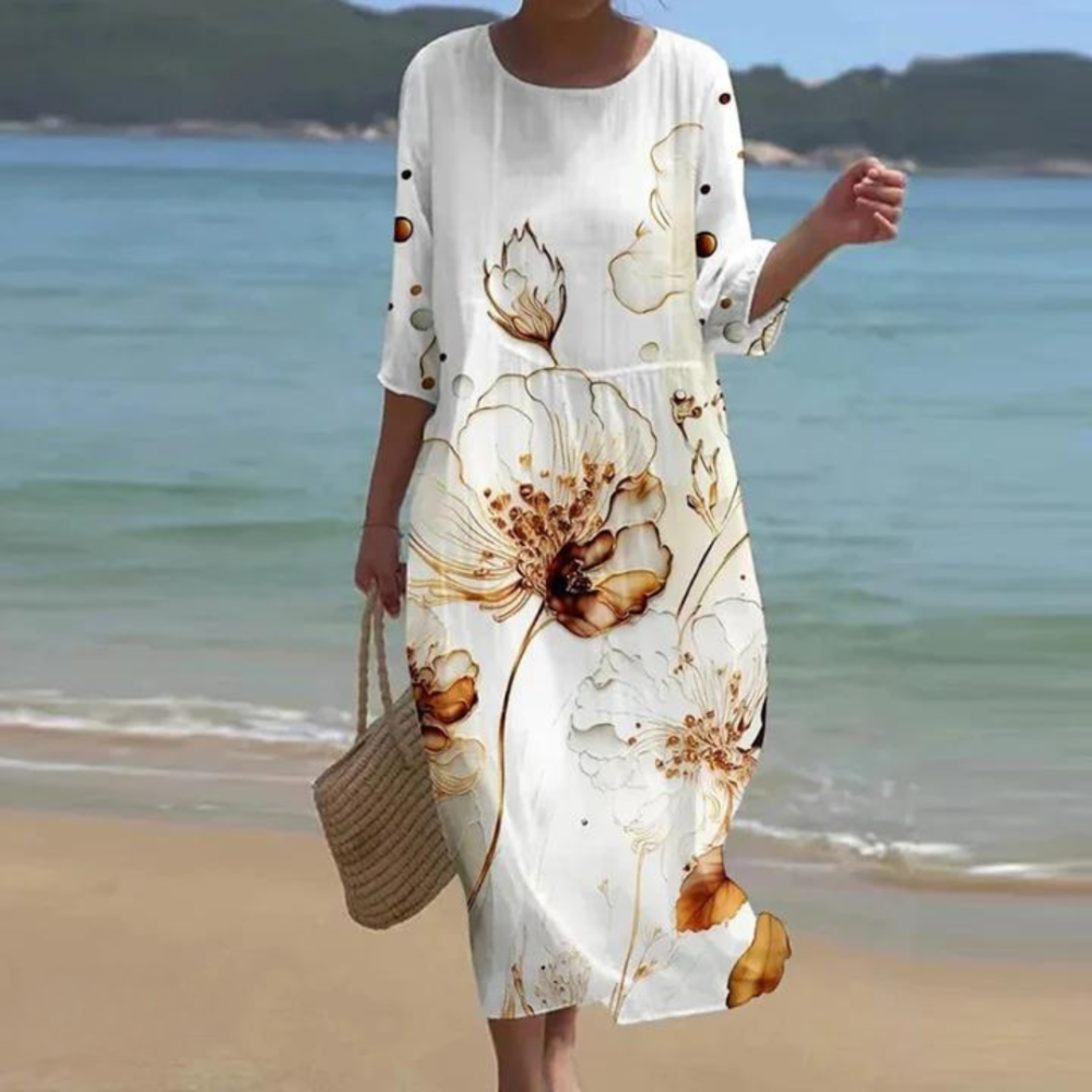 Levoire | Robe Élégante Tendance Féminine Orangé